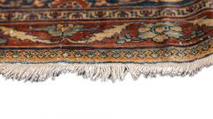 Antique Silk Heriz Rug 4 6 x 5 11  - 4296294