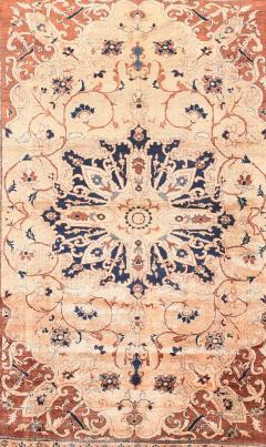 Antique Silk Heriz Rug 4 8 x 6 2  - 4313936