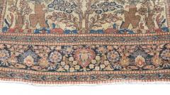 Antique Tehran Rug 4 7 x 7 3  - 4457947