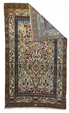 Antique Tehran Rug 44 x 74 - 4328617