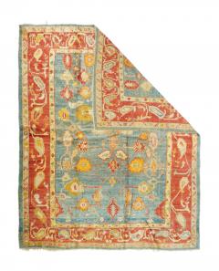 Antique Turkish Angora Oushak Rug 64 x 71 - 4354376