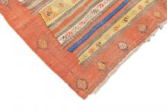 Antique Turkish Kilim Rug 4 9 x 10 5  - 4405050