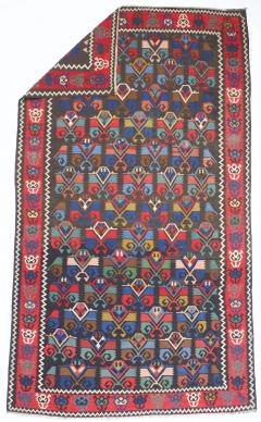 Antique Turkish Kilim Rug 5 6 x 9 9  - 4295713