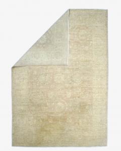 Antique Turkish Oushak Rug 6 0 x 8 8  - 4295735