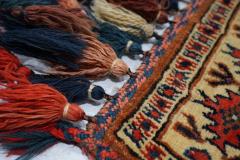 Antique Turkmen Azmalik Rug 22 x 42 - 4275188