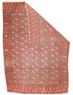 Antique Turkmen Main Carpet 7 3 x 10 2  - 4457417
