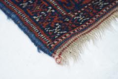 Antique Turkmen Rug 30 x 59 - 4275827