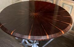 Art Deco Style Macassar Round Dining Table - 2927233