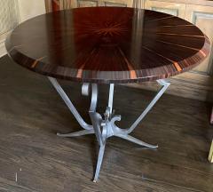 Art Deco Style Macassar Round Dining Table - 2927235