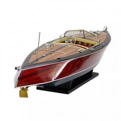 Art Deco Style Motorboat Model France 1930s - 4782026