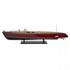 Art Deco Style Motorboat Model France 1930s - 4782030