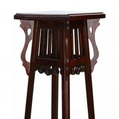 Art Nouveau Wooden Console Table Turn Of The 19th 20th Century - 4780985