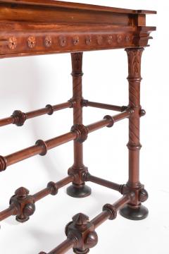 Arts crafts wooden console table 1910s  - 4539384