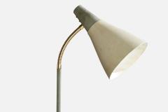 Arvid Bohlmarks Lampfabrik Floor Lamp with Metal Brass and Iron Sweden 1950s - 4764411