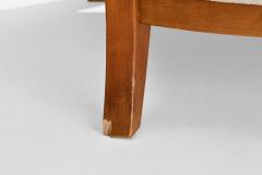 Asko Lounge Chairs with Birch and Fabric Finland 1940s - 4764461
