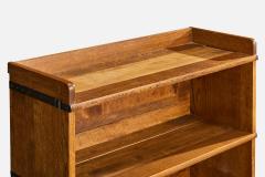 Atvidaberg Bookcase with Pine and Iron Sweden 1940s - 4764464