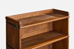 Atvidaberg Bookcase with Pine and Iron Sweden 1940s - 4764470
