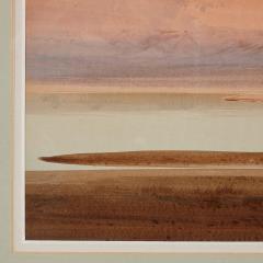 Augustus Osborne Lamplough Pair of Orientalist watercolour paintings of desert landscapes by A Lamplough - 2912324