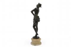 Austrian Art Deco Cold Painted Bronze Dancer by Josef Lorenzl circa 1920 - 4407438