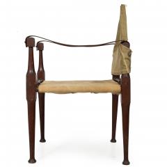 Authentic British Roorkhee Campaign Chair in Canvas - 4469717