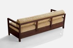 Axel Einar Hjorth Warmdo Sofa with Pine and Shearling Sweden 1937 - 4764517