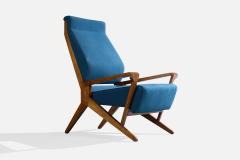 B B P R Lounge Chairs with Walnut Fabric Italy 1950s - 4764547