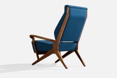 B B P R Lounge Chairs with Walnut Fabric Italy 1950s - 4764548