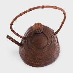 Bamboo Cloth Teapot with Arched Handle - 4165482