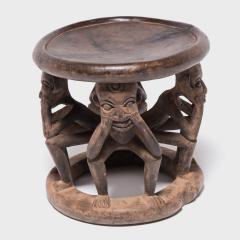 Bamileke Figurative Stool - 4167851
