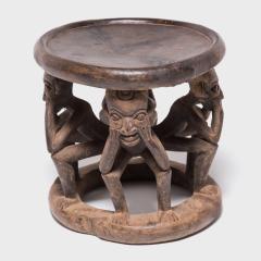 Bamileke Figurative Stool - 4260472