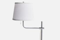 Bergboms Floor Lamps with Metal and Fabric Sweden 1970s - 4764582