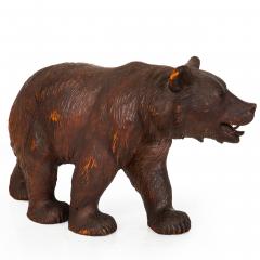 Black Forest Carved Walking Bear  - 4407456