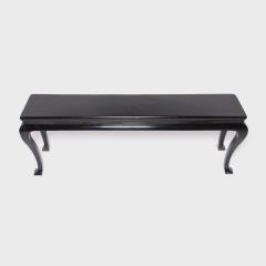 Black Lacquer Splayed Foot Scholars Table - 4181826