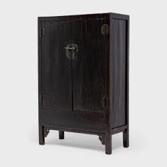 Black Lacquer Square Corner Cabinet - 4181317