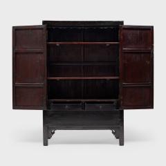 Black Lacquer Square Corner Cabinet - 4181320