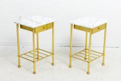 Brass and Marble Side Tables - 1738458