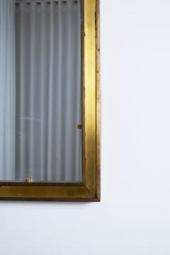 Brass square mirror 1960s  - 4539596
