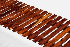 Brazilian Designer Bench in Wood Brazil 1950s - 4777862