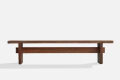 Brazilian Designer Bench in Wood Brazil 1960s - 4784320