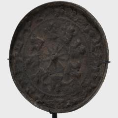 Bronze Relief Hand Mirror - 4166955