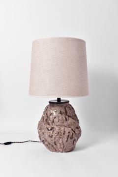 Brown and beige ceramic lamp Helder  - 4540070