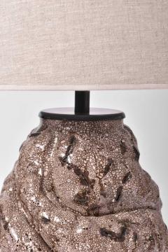 Brown and beige ceramic lamp Helder  - 4540071
