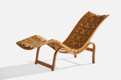 Bruno Mathsson Chaise Longue with Birch and Jute Sweden 1936 - 4764839