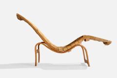 Bruno Mathsson Chaise Longue with Birch and Jute Sweden 1936 - 4764841