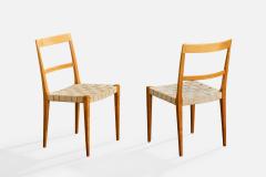 Bruno Mathsson Dining Room Chairs with Birch and Webbing Sweden 1965 - 4764845