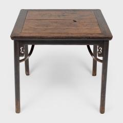 Burl Top Game Table with Cloud Spandrels - 4180990
