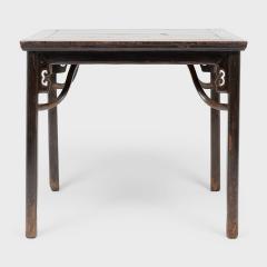 Burl Top Game Table with Cloud Spandrels - 4180991