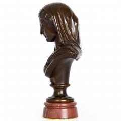 Bust of a Young Woman 1864 Eugene Aizelin - 4407482