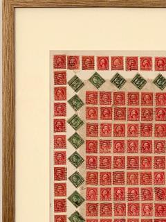 C 1910 Stamp Art Collage American - 2923427