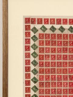 C 1910 Stamp Art Collage American - 2923428